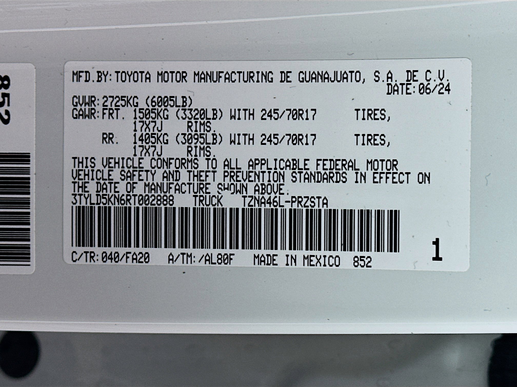 Used 2024 Toyota Tacoma SR image 12