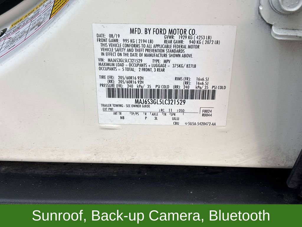 Used 2020 Ford EcoSport SE image 32