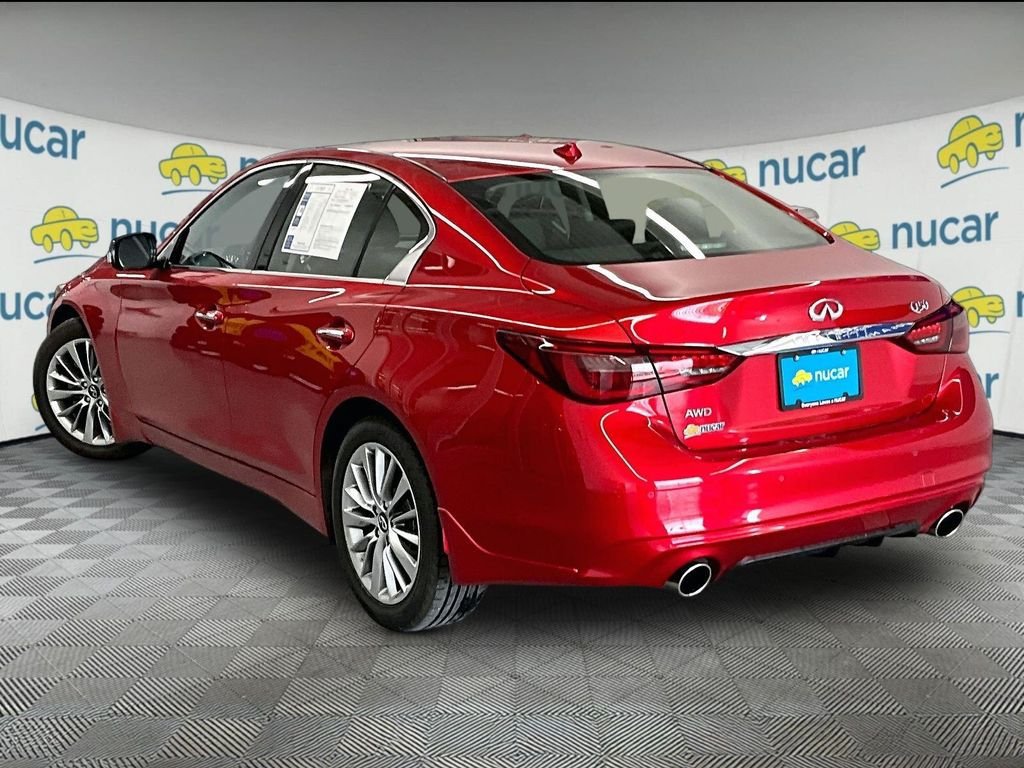 Used 2023 INFINITI Q50 Luxe w/ Cargo Package AWD/4WD image 4