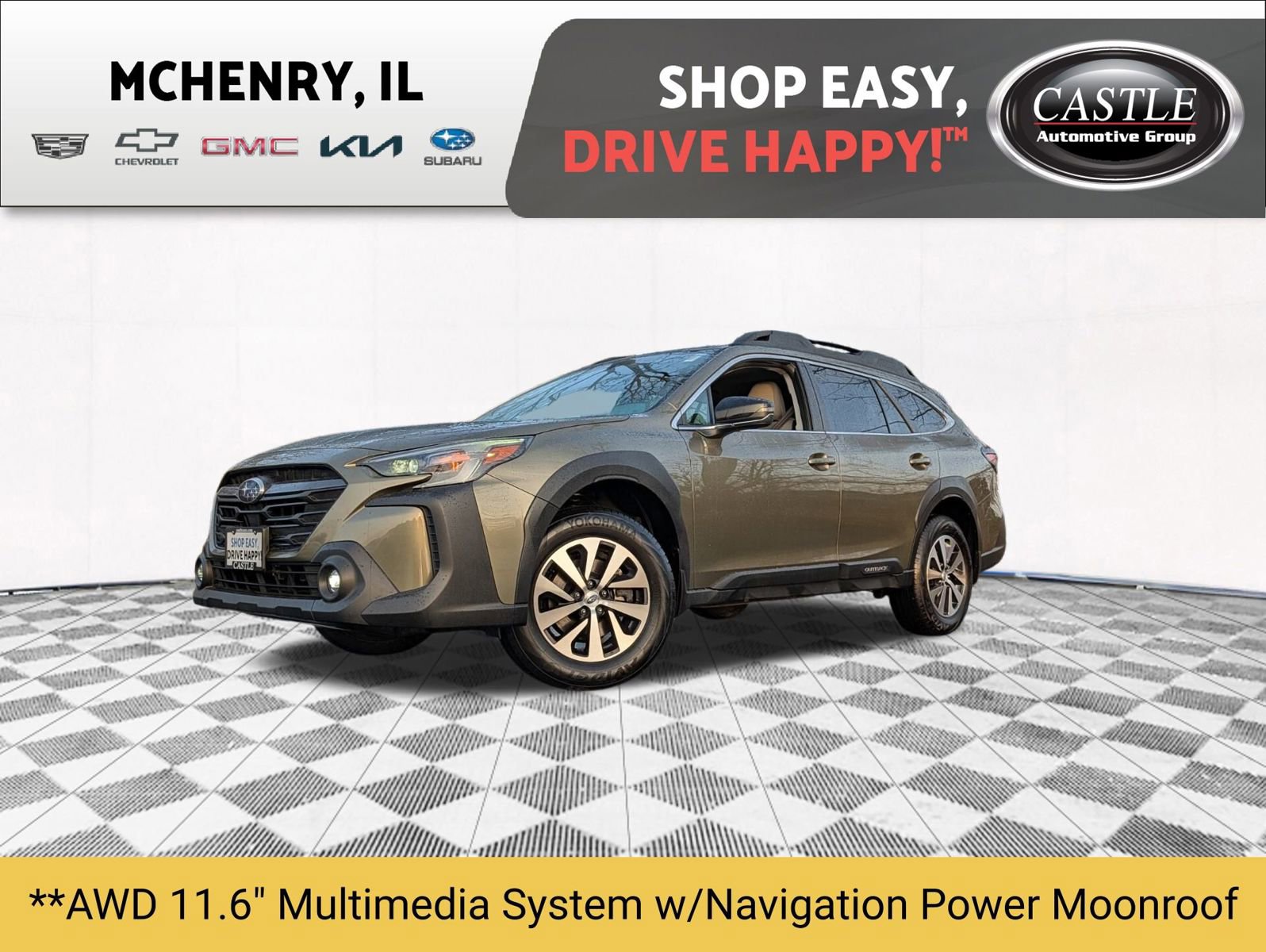 Certified 2025 Subaru Outback Premium w/ Popular Package #1A AWD/4WD image 1