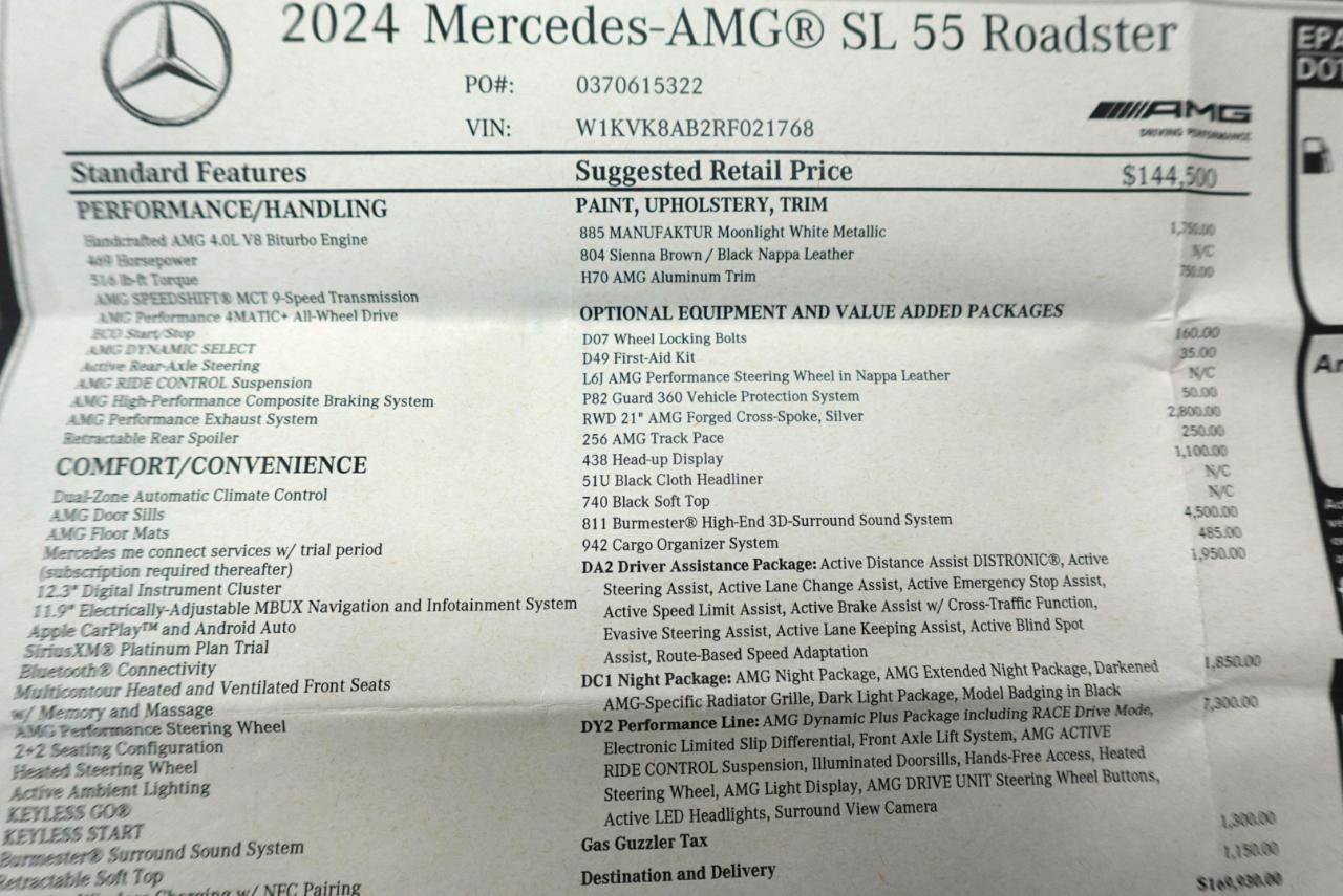 Used 2024 Mercedes-Benz SL 55 AMG 4MATIC image 25