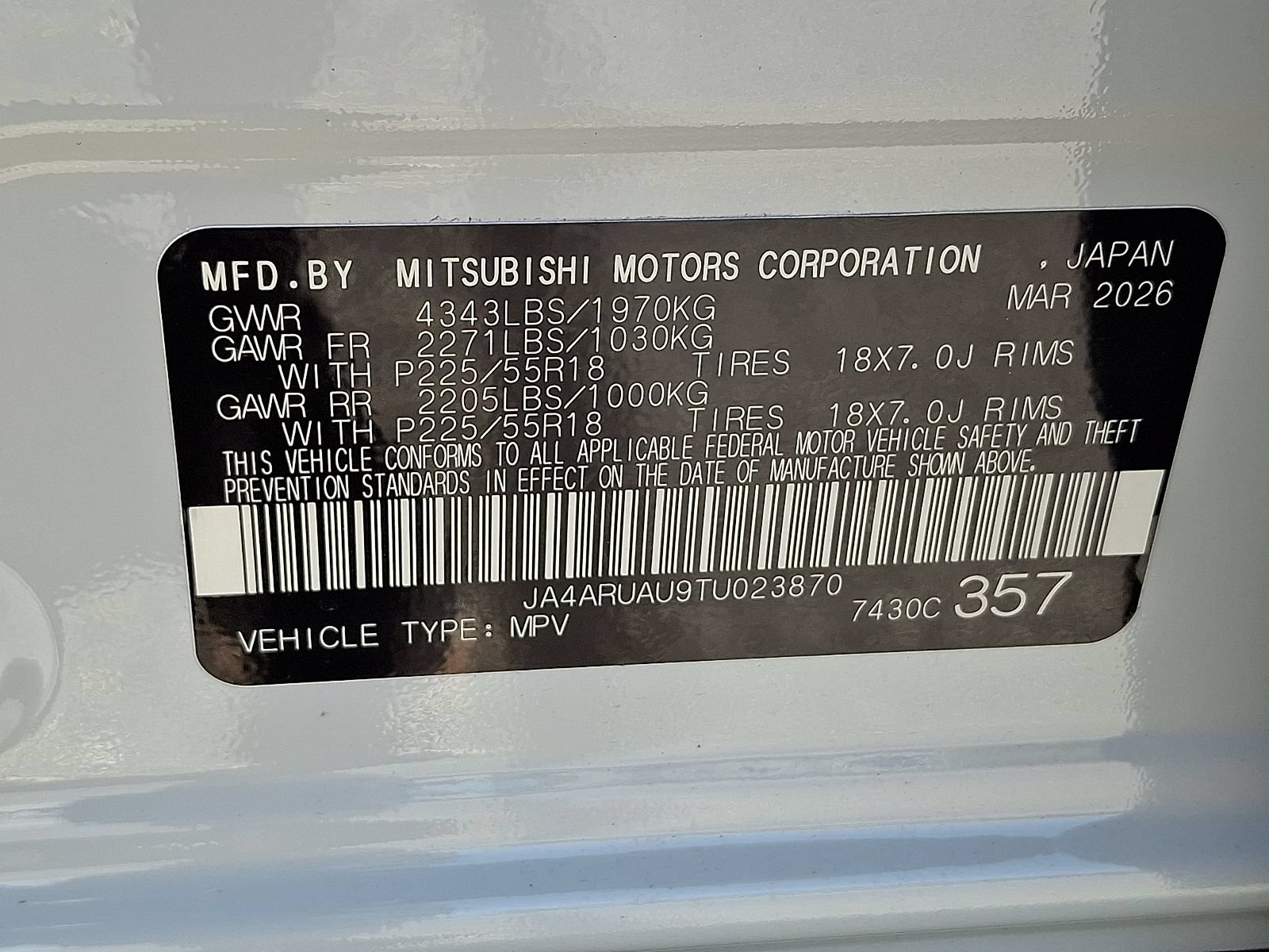 New 2026 Mitsubishi Outlander Sport ES AWD/4WD image 21