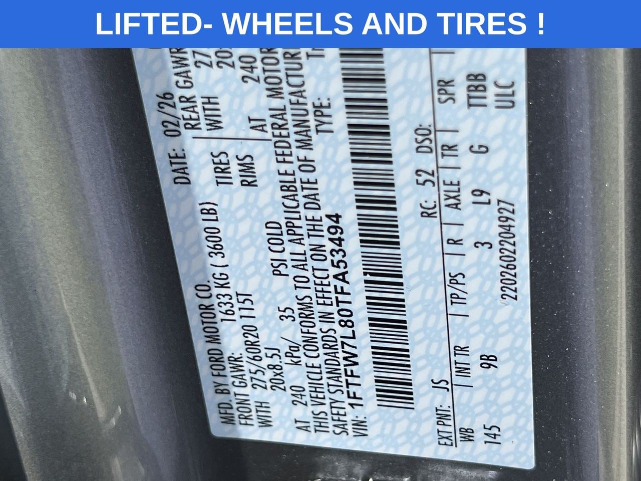 Used 2026 Ford F150 Platinum w/ Equipment Group 700A Standard AWD/4WD image 13