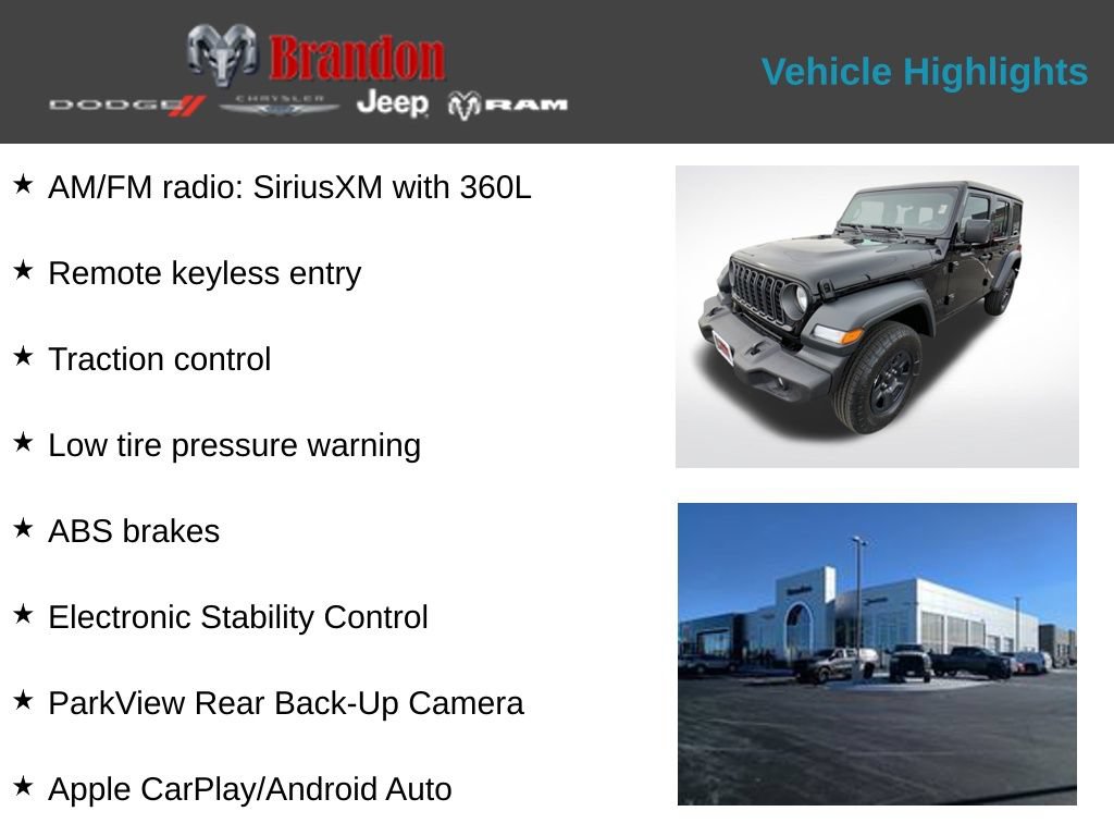 New 2026 Jeep Wrangler Unlimited Sport AWD/4WD video 2