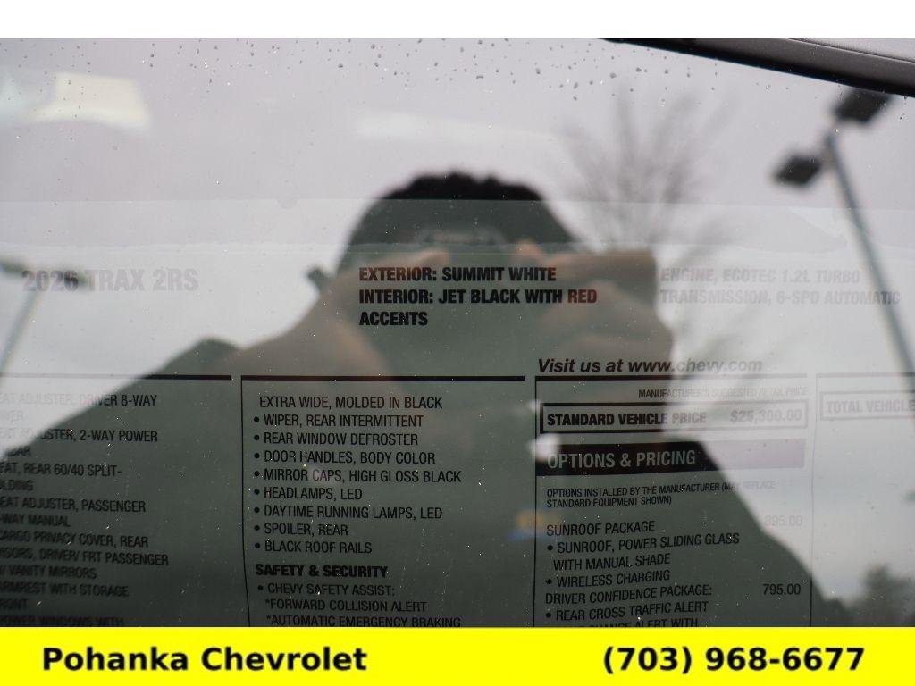 New 2026 Chevrolet Trax RS w/ Sunroof Package image 32