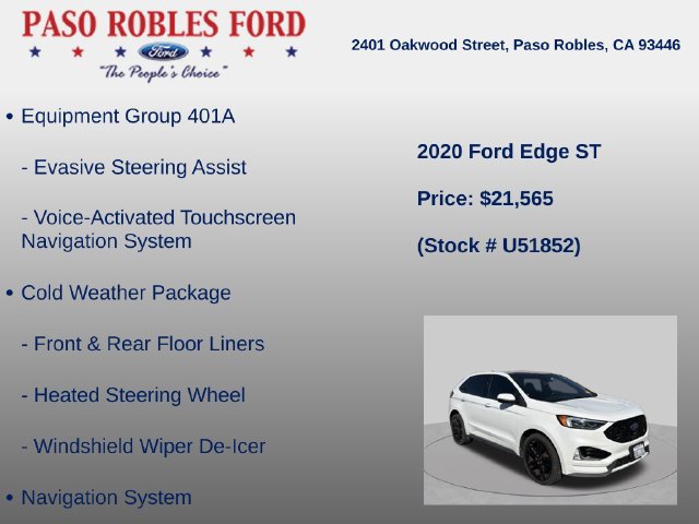 Used 2020 Ford Edge ST w/ Equipment Group 401A AWD/4WD image 11
