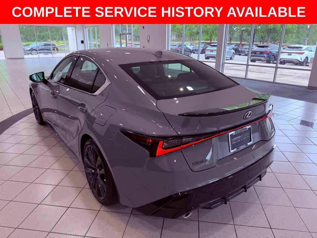 Certified 2025 Lexus IS 350 F Sport w/ Accessory Package RWD image 5