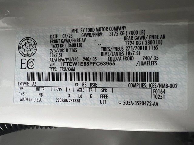 Used 2023 Ford F150 Tremor w/ Equipment Group 402A High image 63