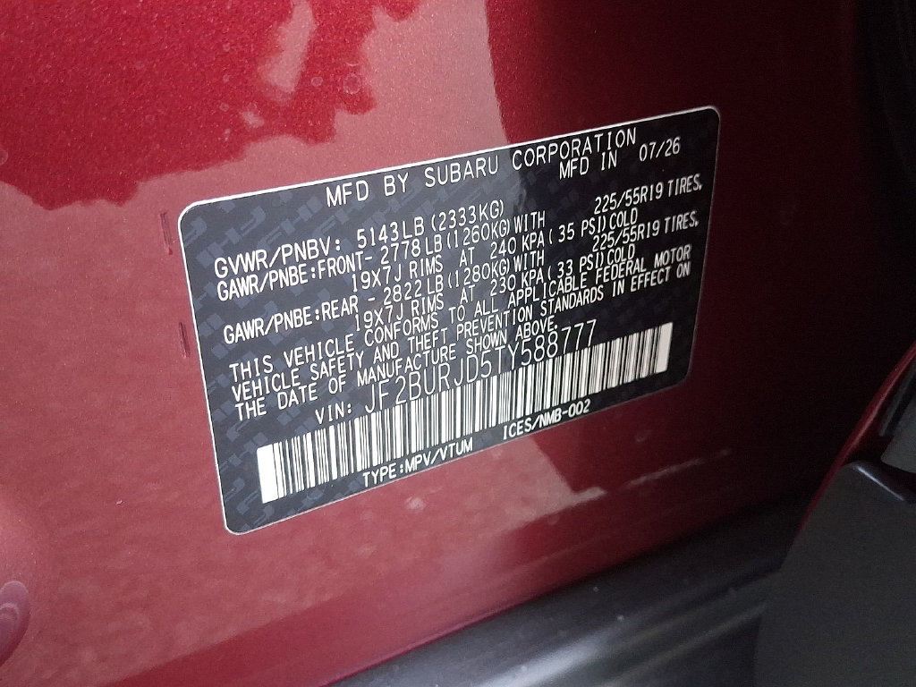 New 2026 Subaru Outback Touring XT AWD/4WD image 18