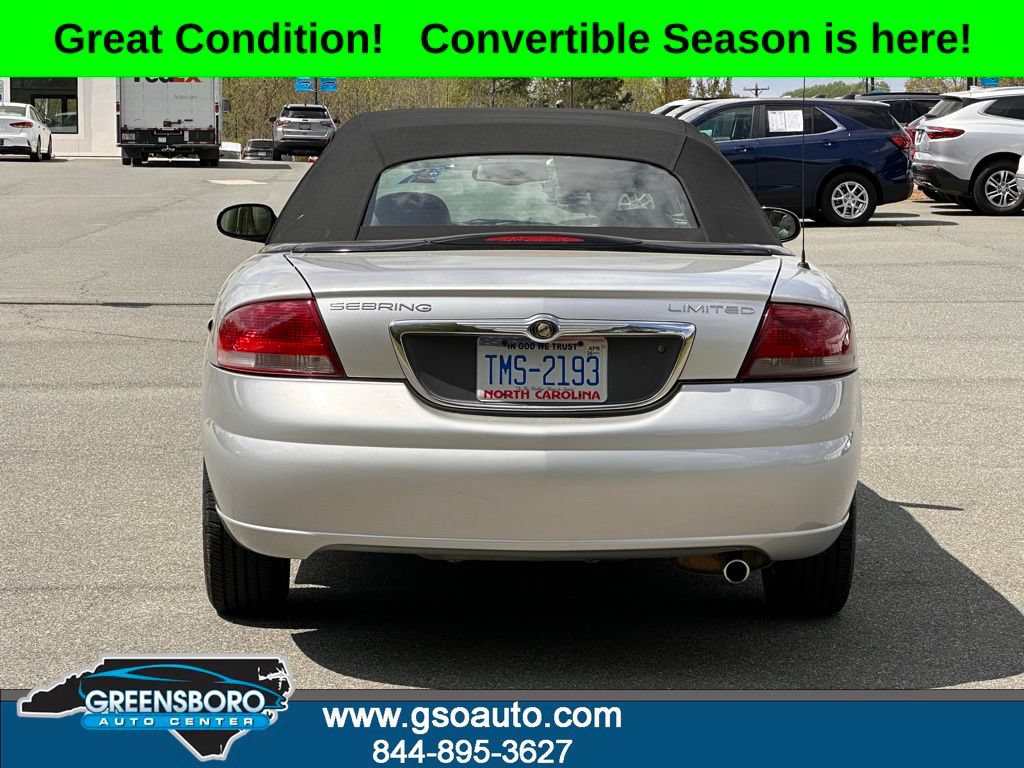 Used 2004 Chrysler Sebring Limited w/ Driver Convenience Group FWD image 6