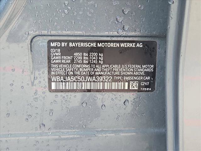 Used 2018 BMW 530i RWD image 17