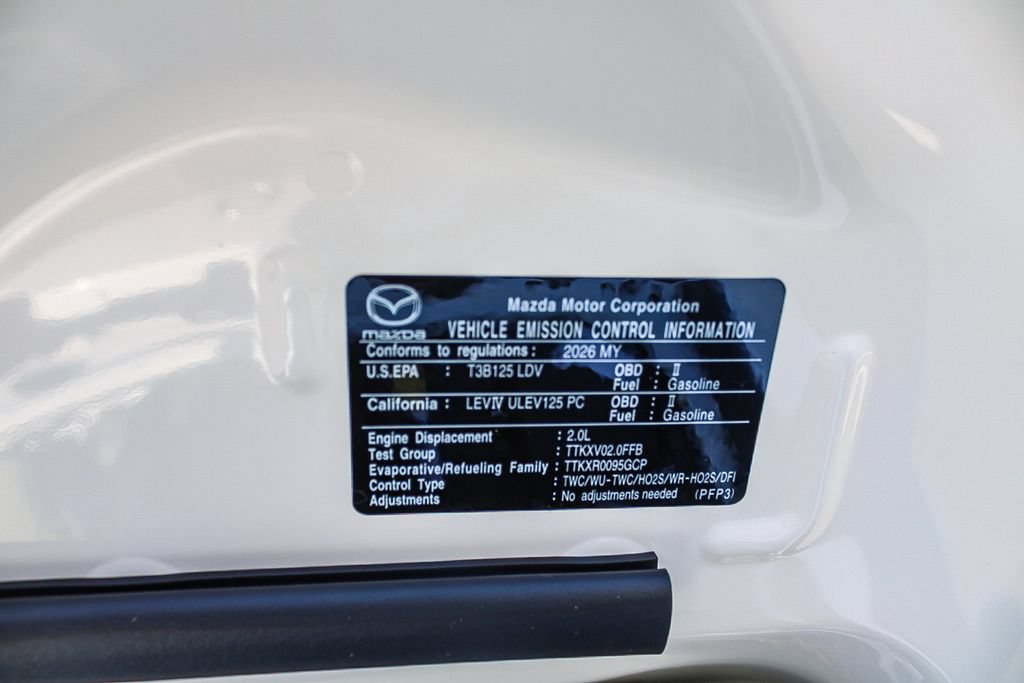 New 2026 MAZDA MX-5 Miata Grand Touring w/ Weather Package RWD image 13
