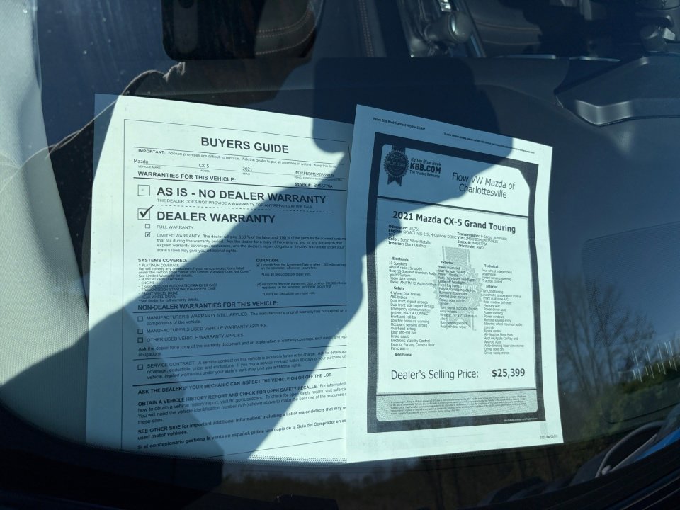 Used 2021 MAZDA CX-5 Grand Touring image 33
