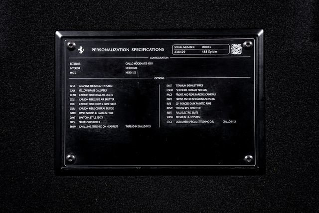 Used 2019 Ferrari 488 Spider RWD image 64
