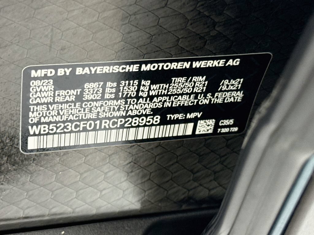Certified 2024 BMW iX xDrive50 w/ Convenience Package AWD/4WD image 33
