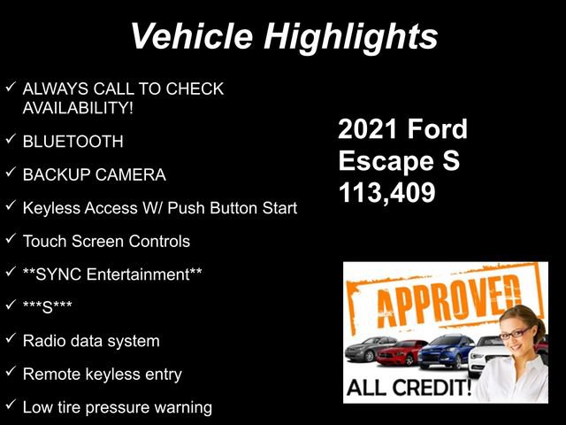 Used 2021 Ford Escape S FWD image 9