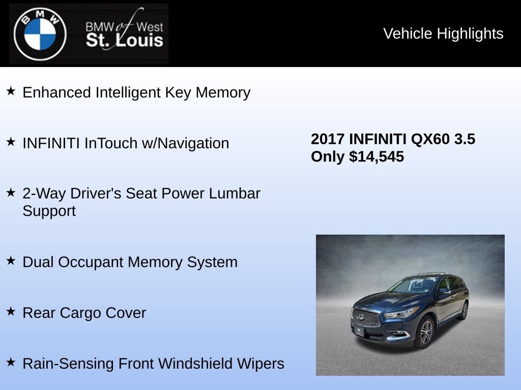 Used 2017 INFINITI QX60 Luxe w/ Premium Plus Package AWD/4WD image 23