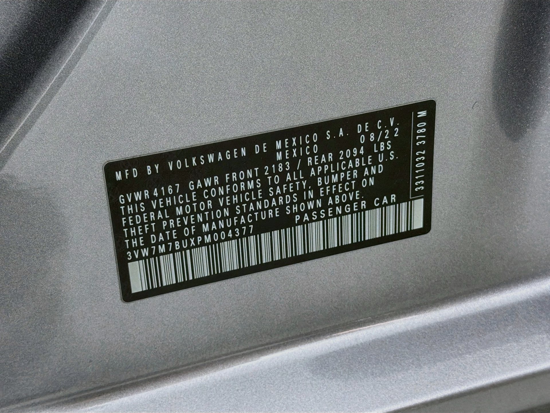 Certified 2023 Volkswagen Jetta SE FWD image 29