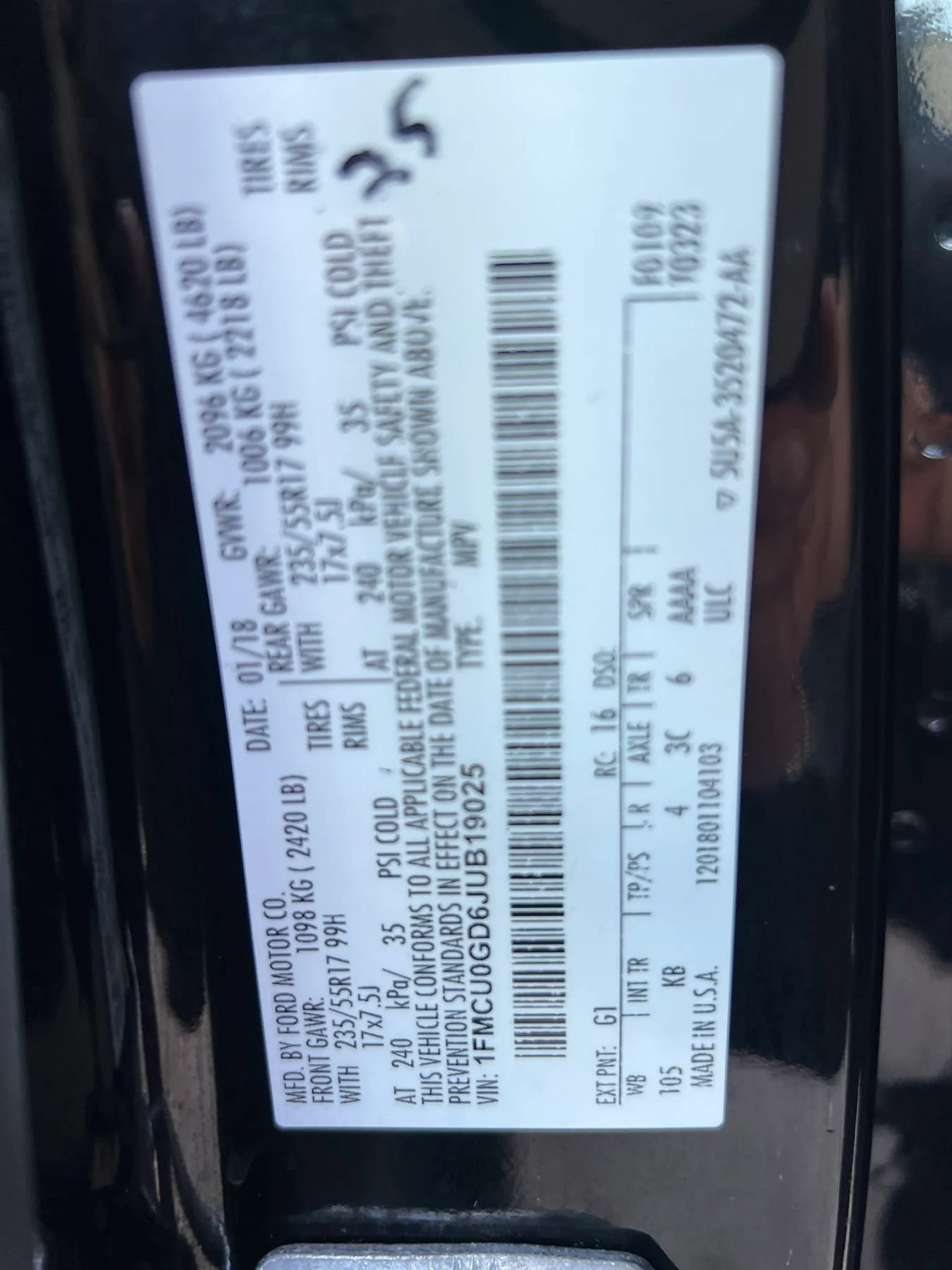 Used 2018 Ford Escape SE FWD image 25