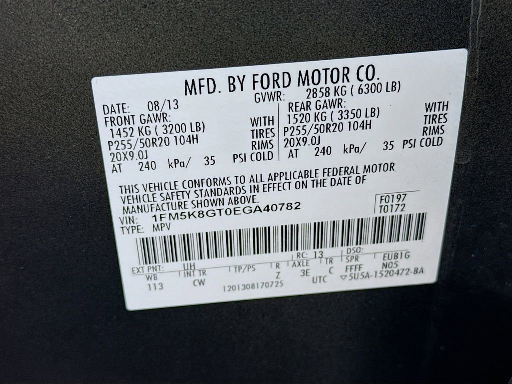 Used 2014 Ford Explorer Sport w/ Equipment Group 401A AWD/4WD image 42