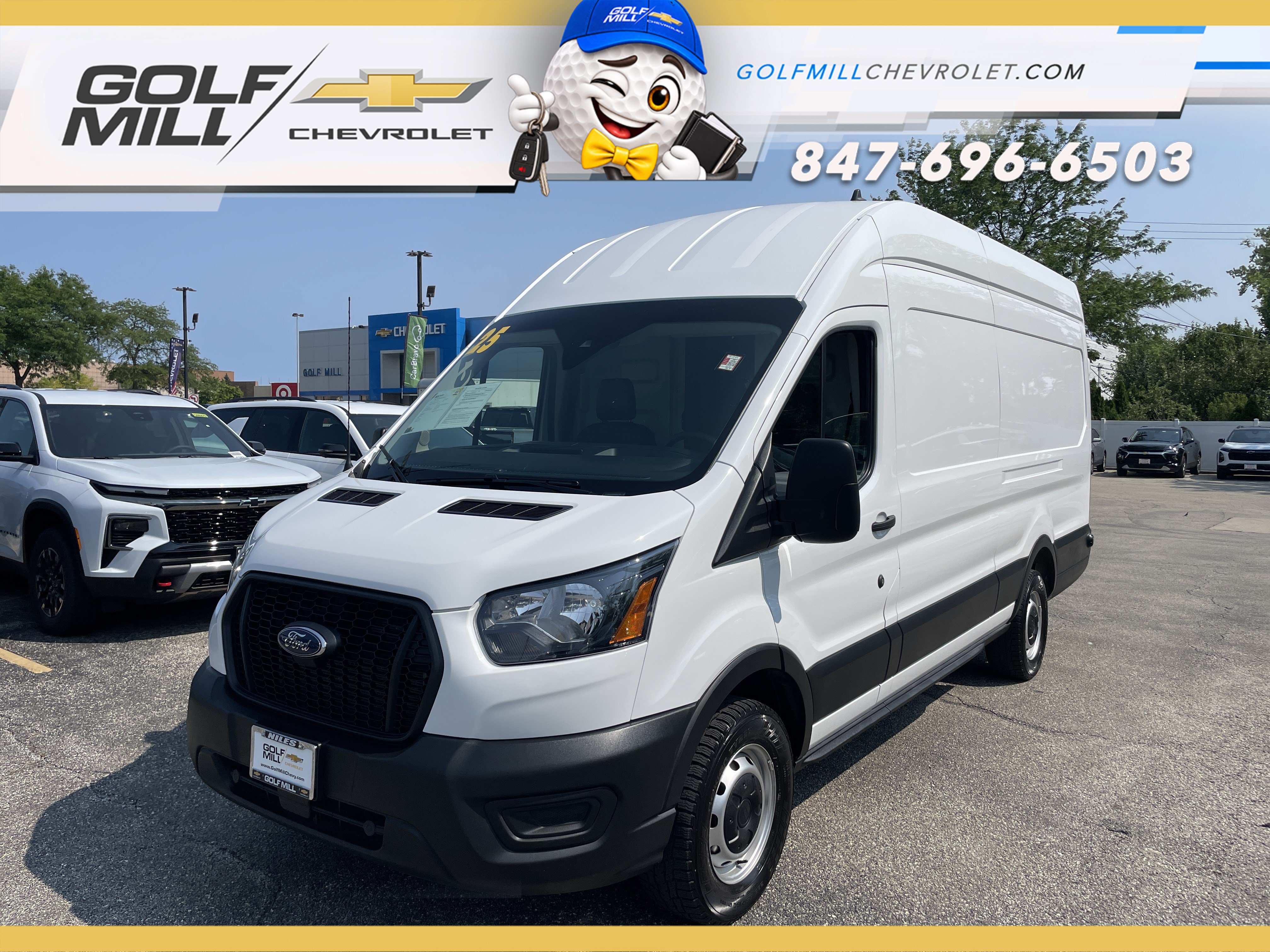 Used 2025 Ford Transit 250 148 High Roof Extended w/ Load Area Protection Package RWD image 1