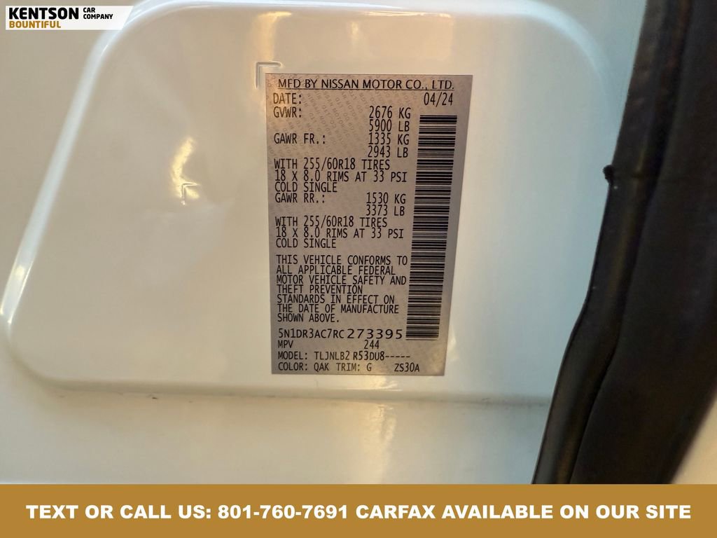 Used 2024 Nissan Pathfinder S image 30