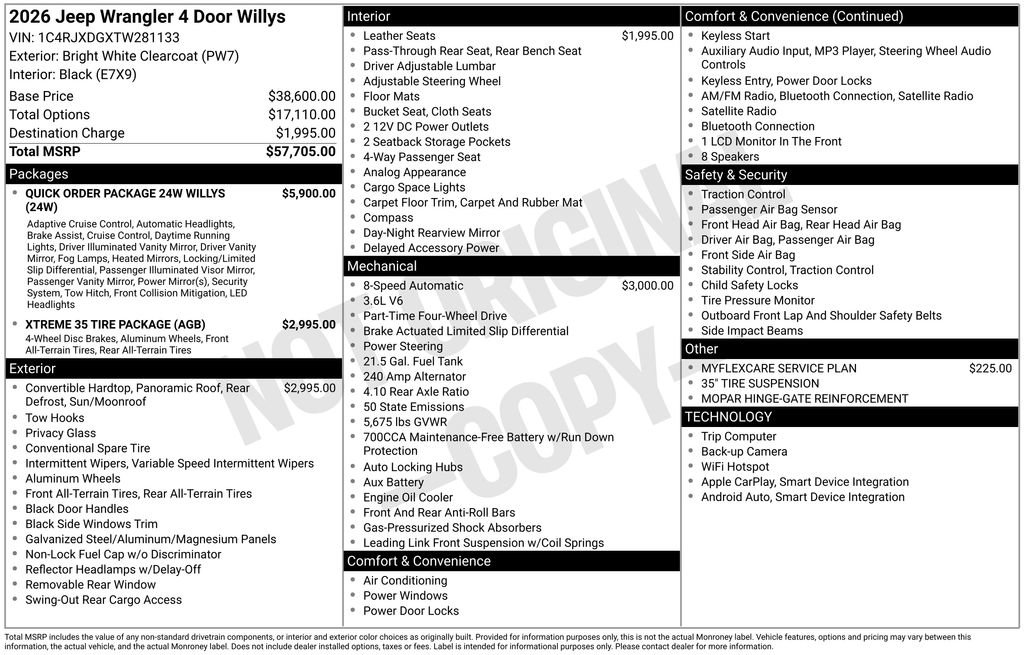 New 2026 Jeep Wrangler Willys image 9