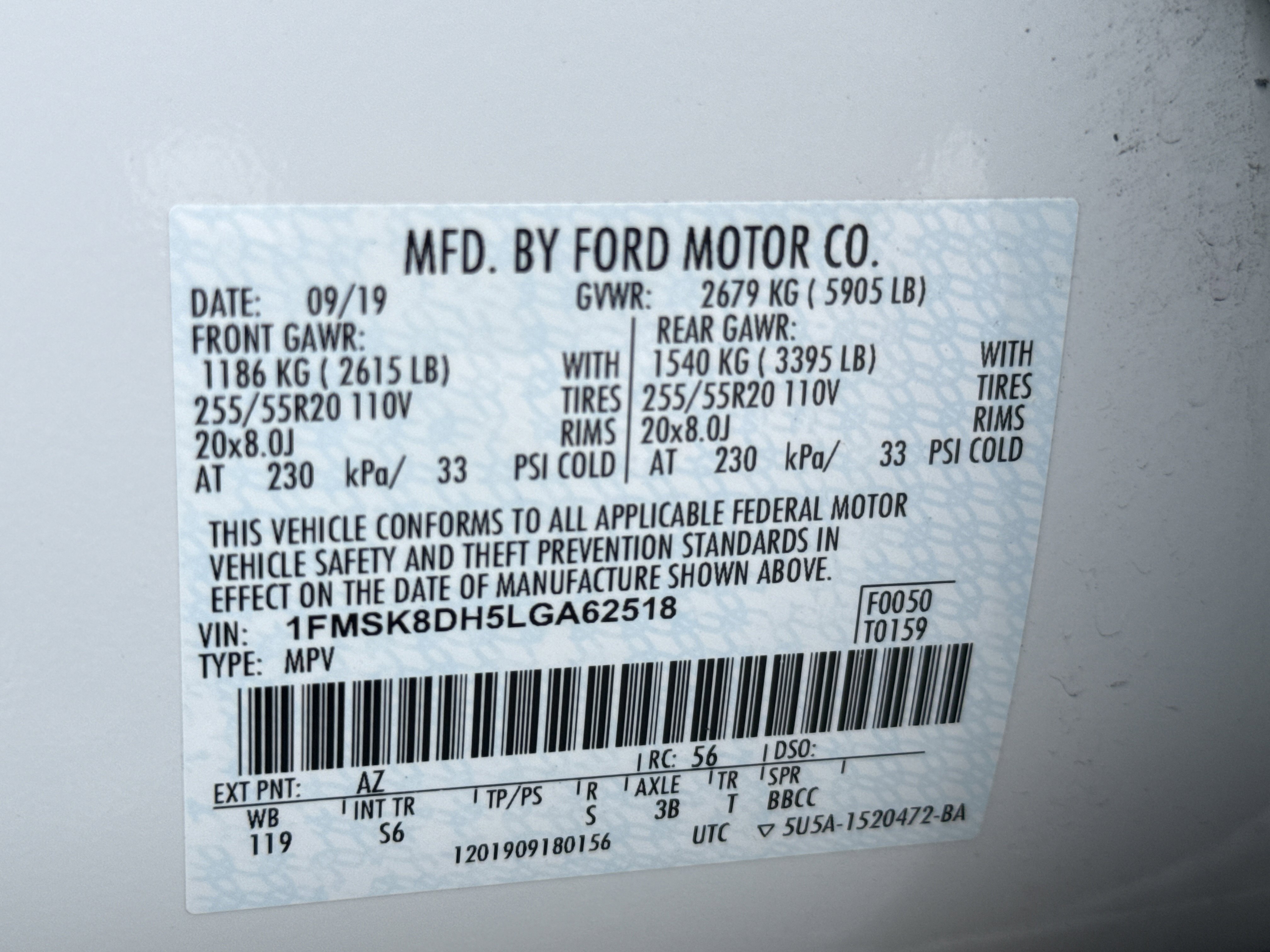 Used 2020 Ford Explorer XLT w/ Equipment Group 202A AWD/4WD image 30