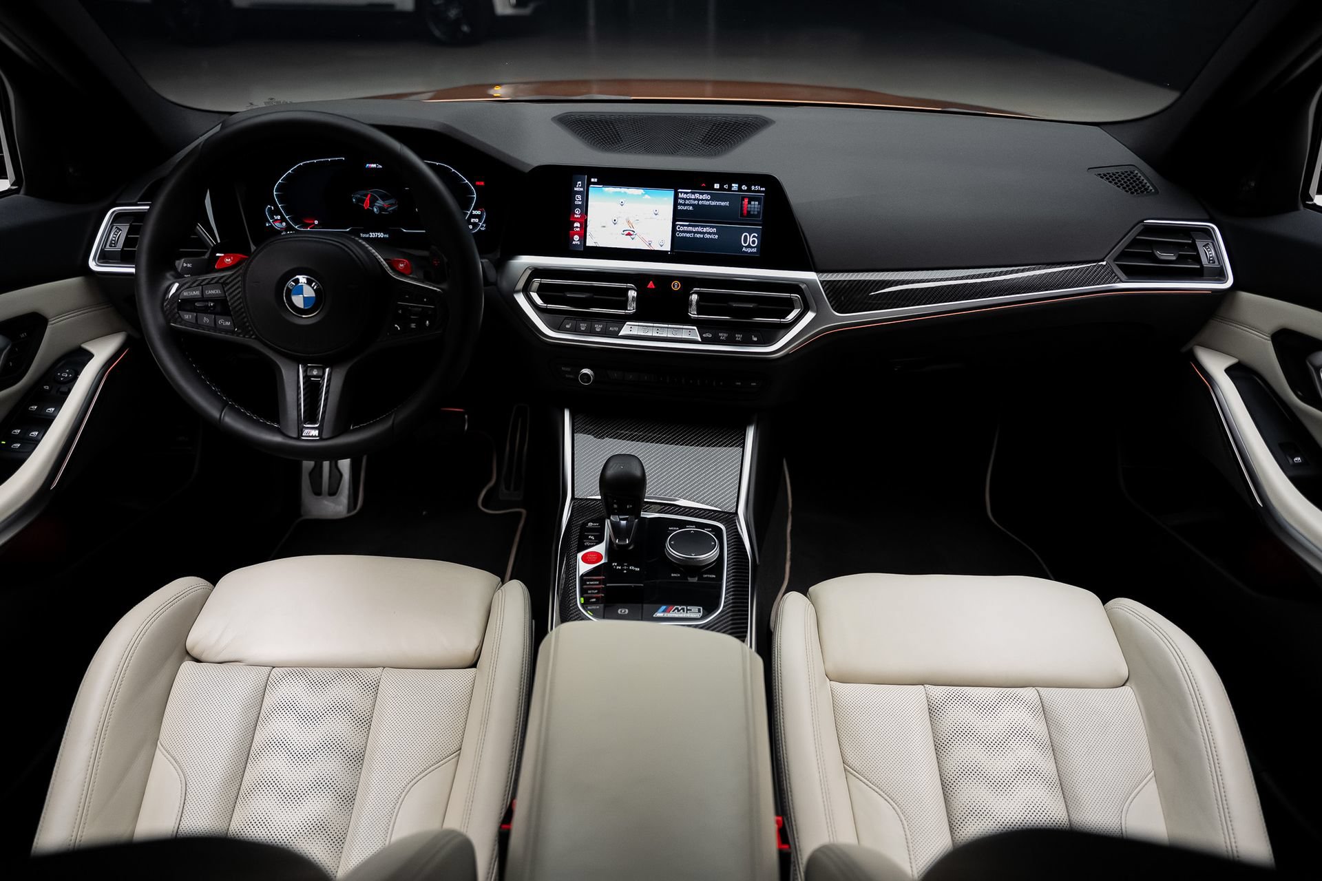 Used 2022 BMW M3 Competition w/ Executive Package RWD image 44