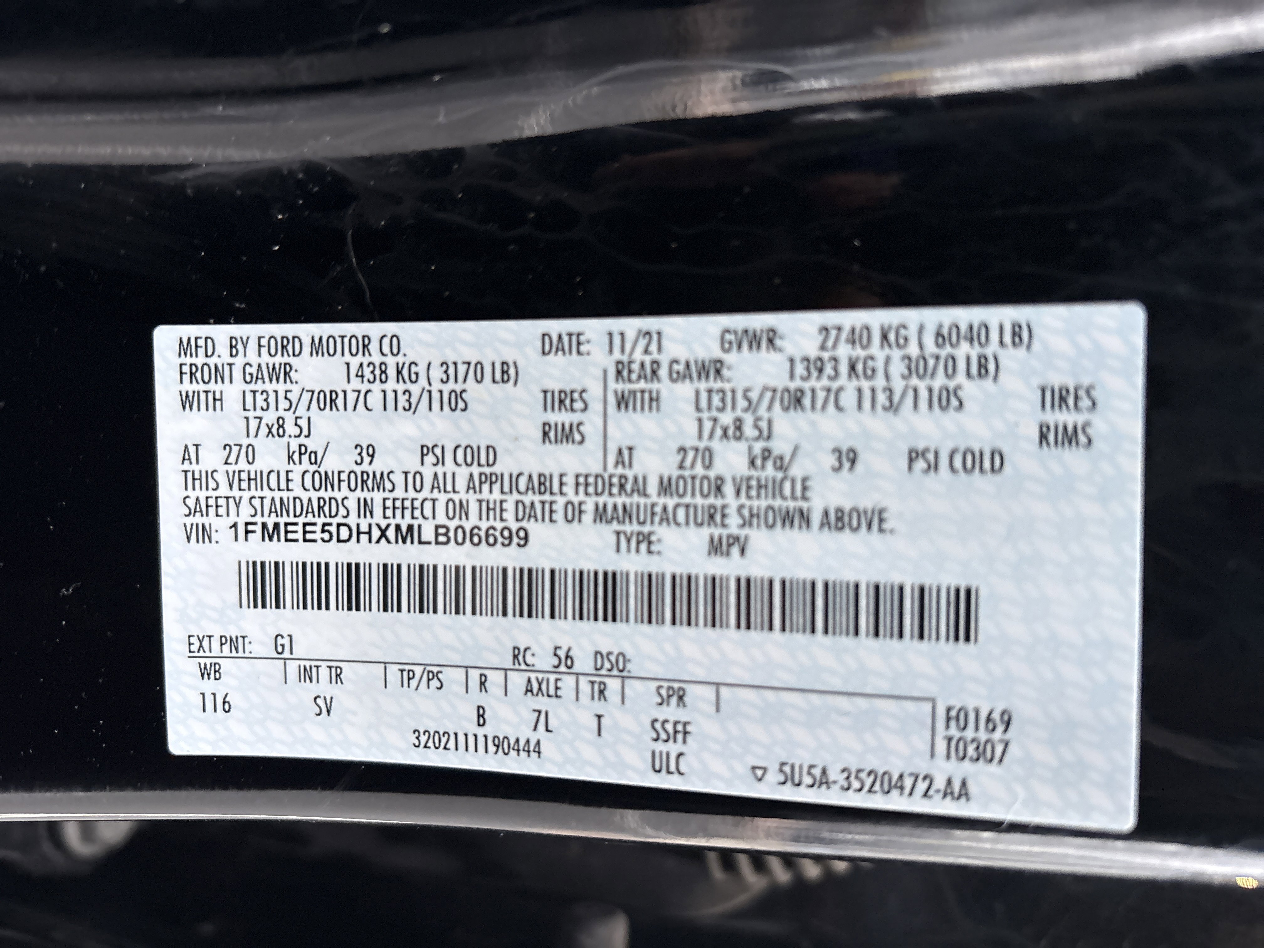 Used 2021 Ford Bronco Black Diamond w/ Sasquatch Package image 30