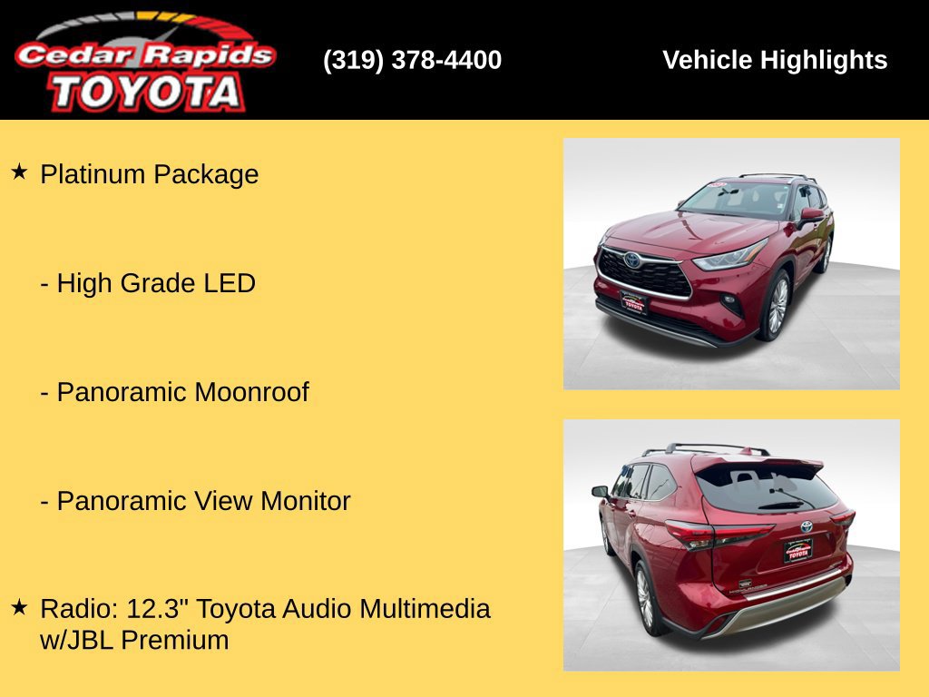 Used 2023 Toyota Highlander Platinum AWD/4WD image 28