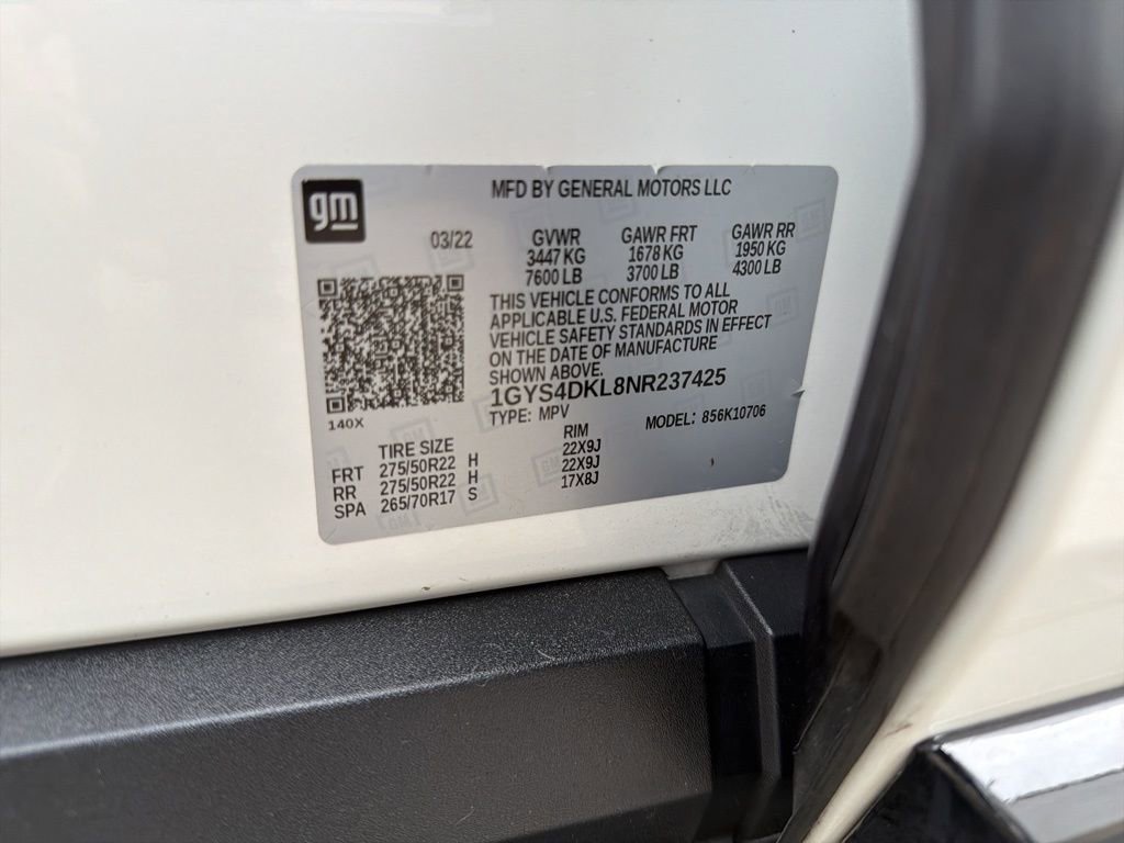 Used 2022 Cadillac Escalade Premium Luxury Platinum w/ Heavy-Duty Trailer Package image 46