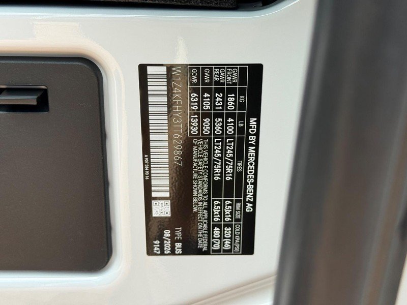 New 2026 Mercedes-Benz Sprinter 2500 image 17