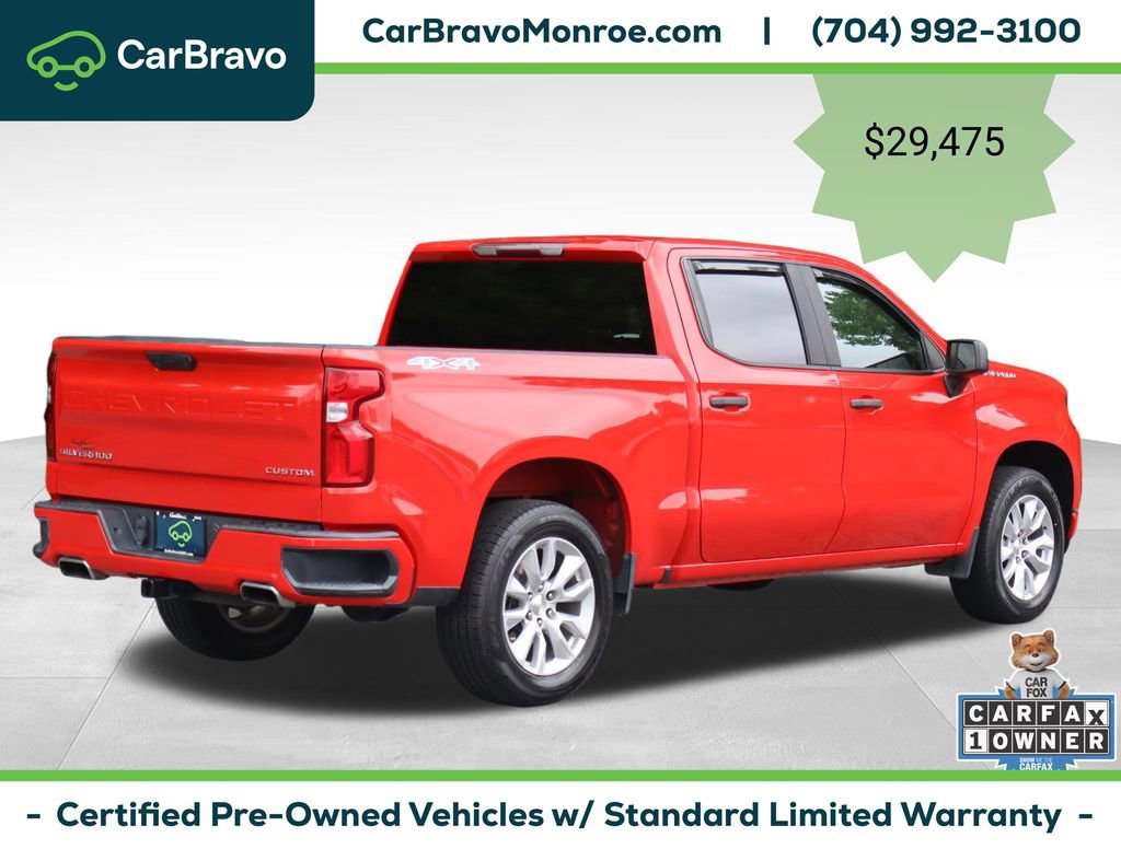 Certified 2020 Chevrolet Silverado 1500 Custom w/ Custom Value Package AWD/4WD image 8
