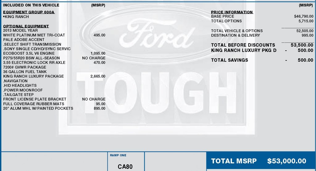 Used 2013 Ford F150 King Ranch w/ King Ranch Luxury Pkg AWD/4WD image 21