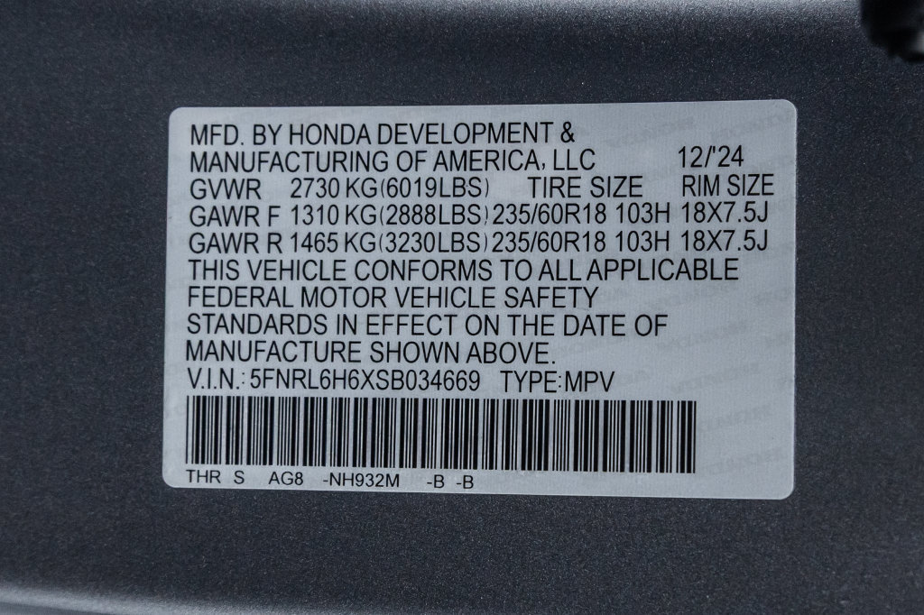 Used 2025 Honda Odyssey EX-L image 25