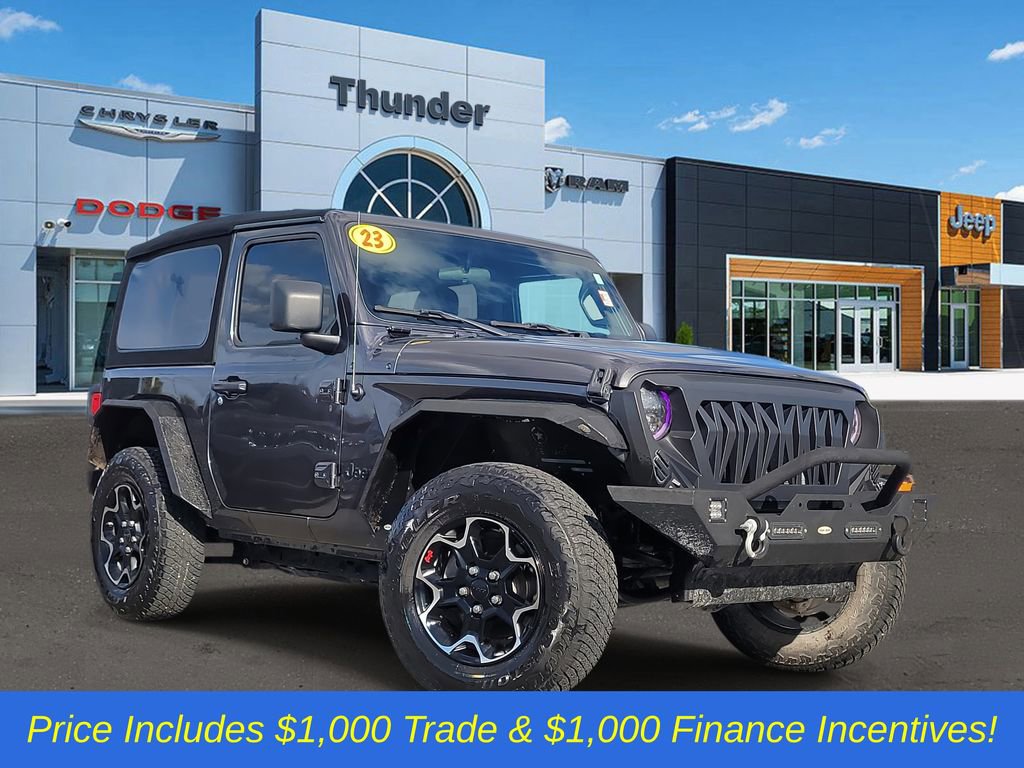 Certified 2023 Jeep Wrangler Sport S
