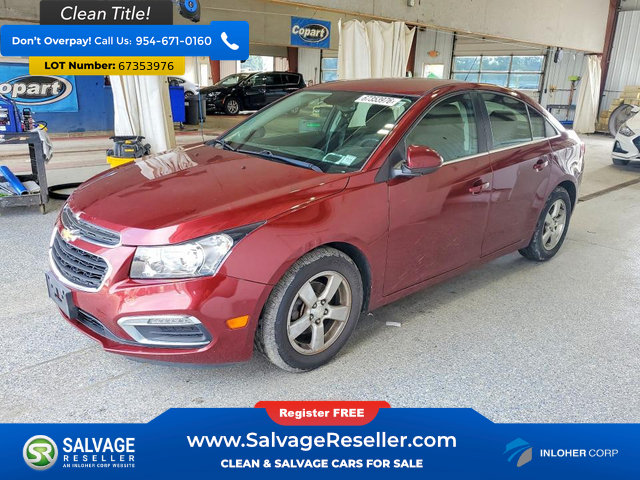 Used 2016 Chevrolet Cruze LT FWD image 1