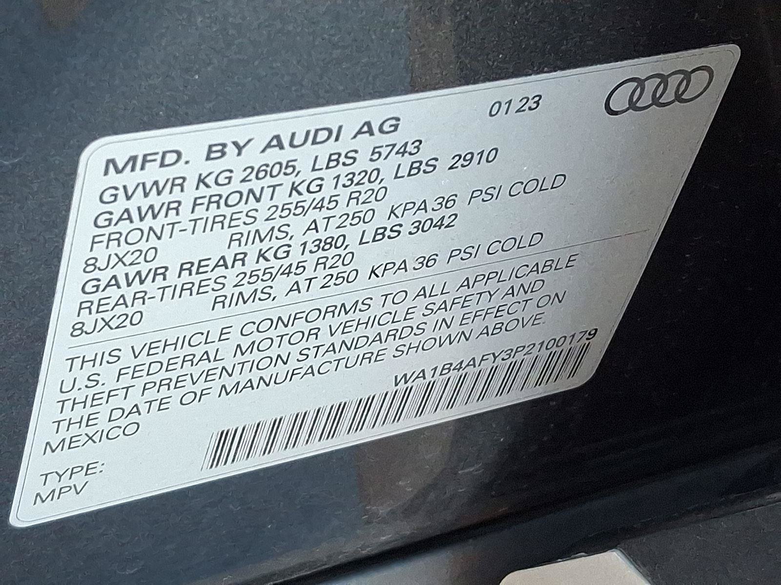 Certified 2023 Audi SQ5 Premium Plus w/ Premium Plus Package AWD/4WD image 27