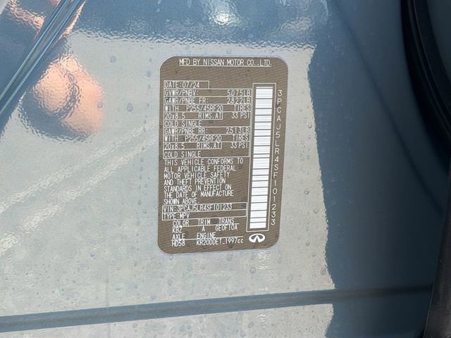 Used 2025 INFINITI QX55 Sensory w/ Lighting Package AWD/4WD image 46