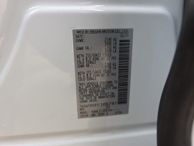 Used 2026 Nissan Murano Platinum w/ Cargo Package AWD/4WD image 33