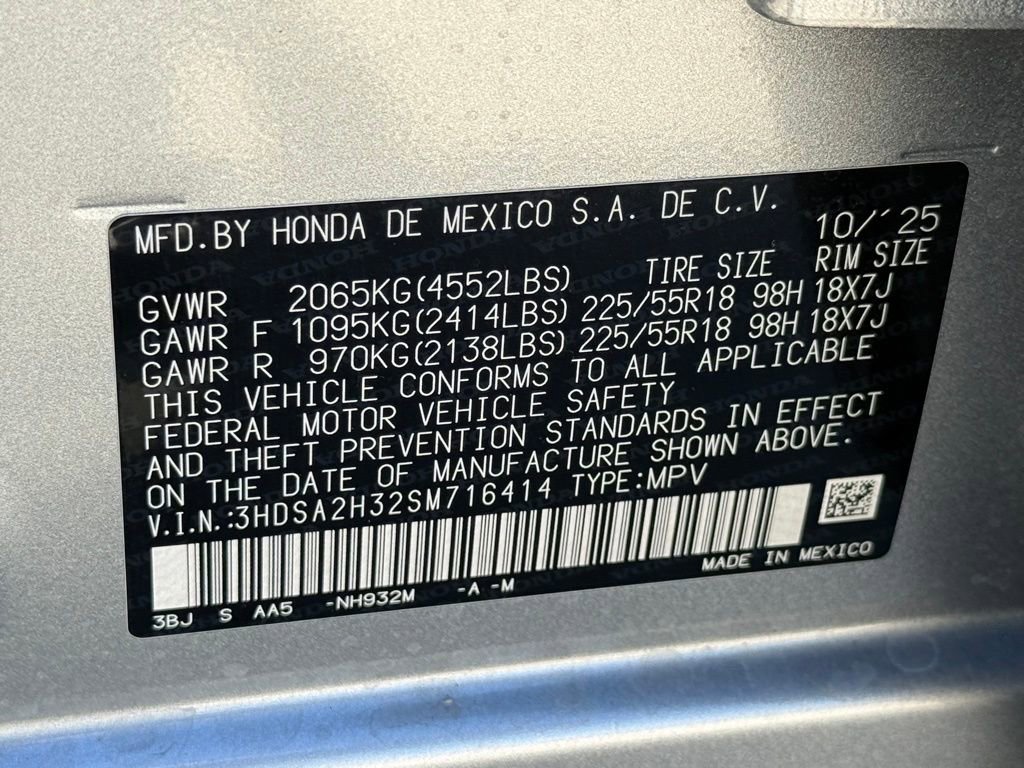 Certified 2025 Acura ADX AWD image 30