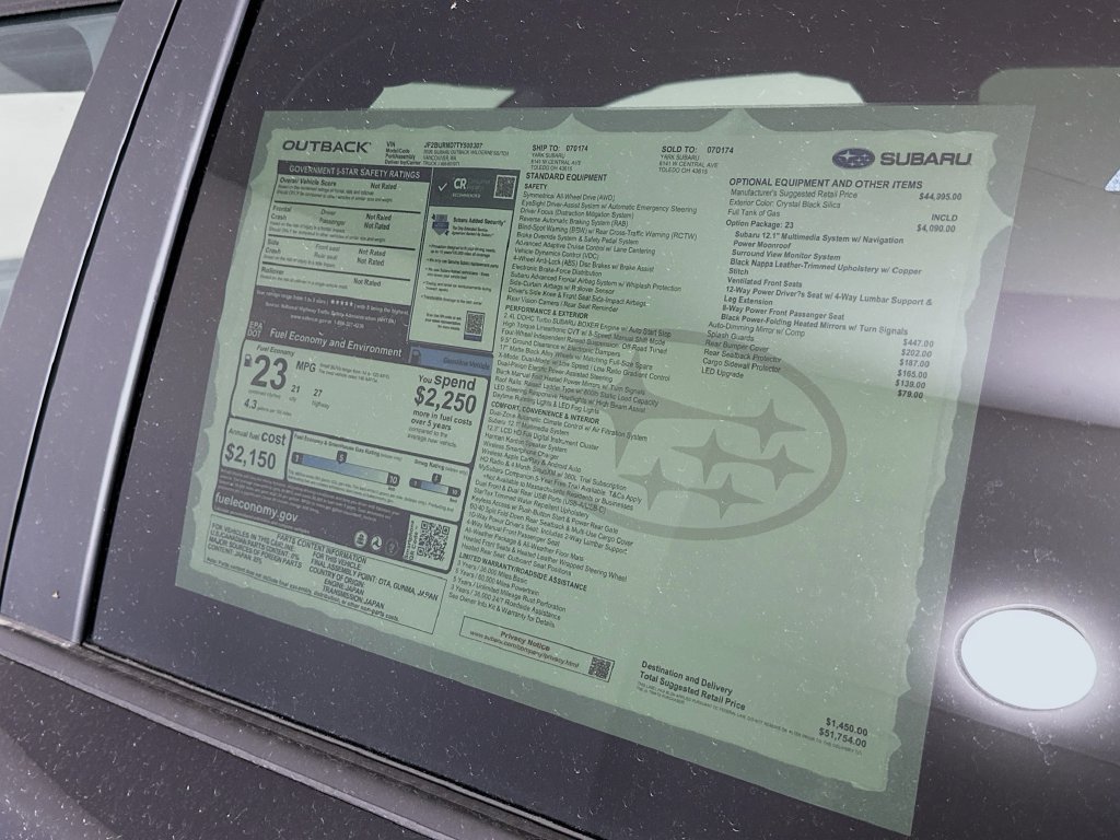 New 2026 Subaru Outback Wilderness AWD/4WD image 12