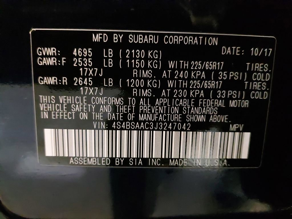 Used 2018 Subaru Outback 2.5i image 33