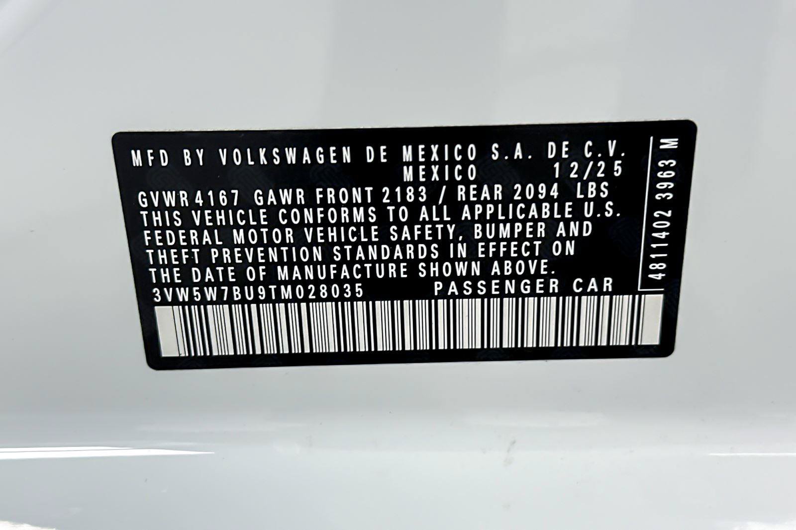 New 2026 Volkswagen Jetta S FWD image 23