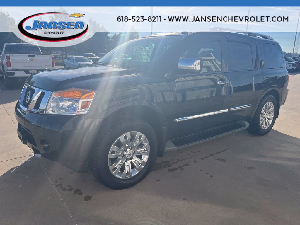 Used 2015 Nissan Armada Platinum w/ 2nd Row Captain Seat Package AWD/4WD image 3