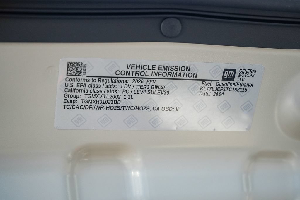 New 2026 Chevrolet Trax RS w/ Sunroof Package FWD image 27