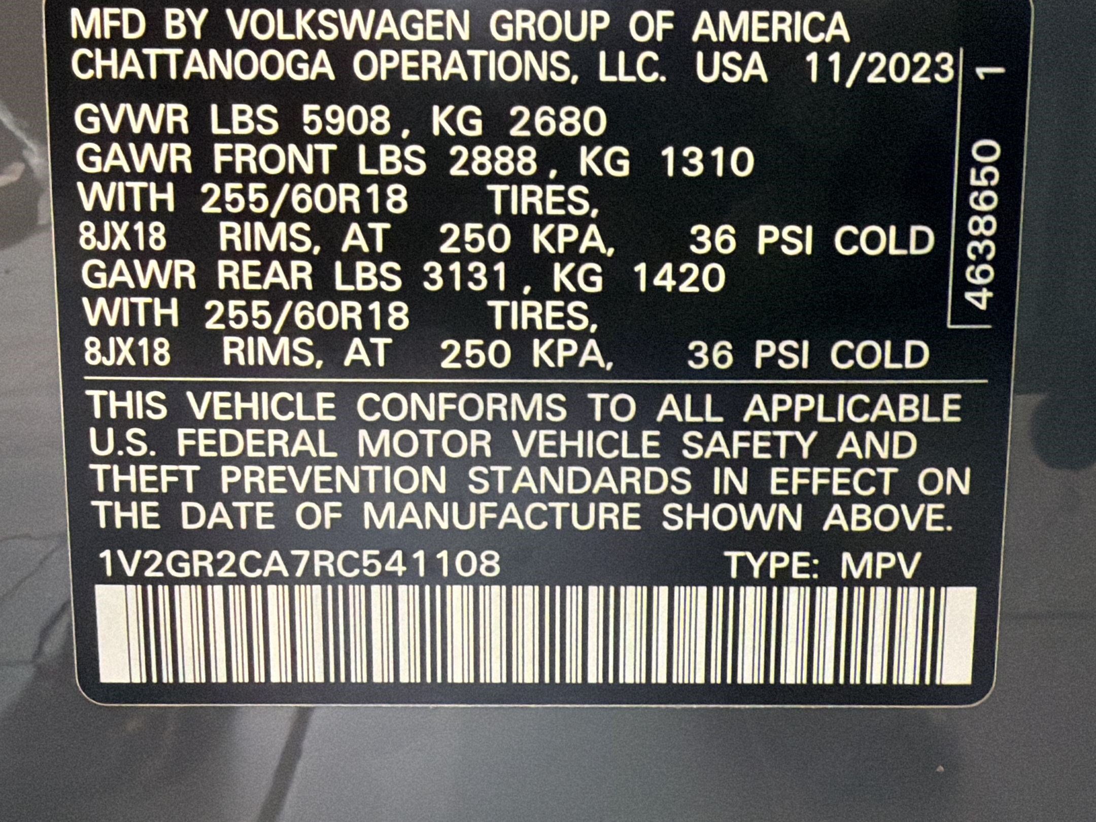 Used 2024 Volkswagen Atlas Peak Edition SEL AWD/4WD image 26