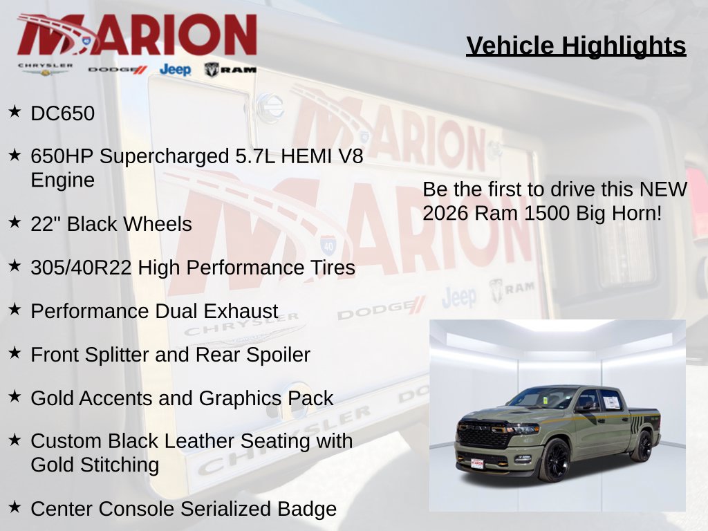 New 2026 RAM 1500 Big Horn AWD/4WD image 5
