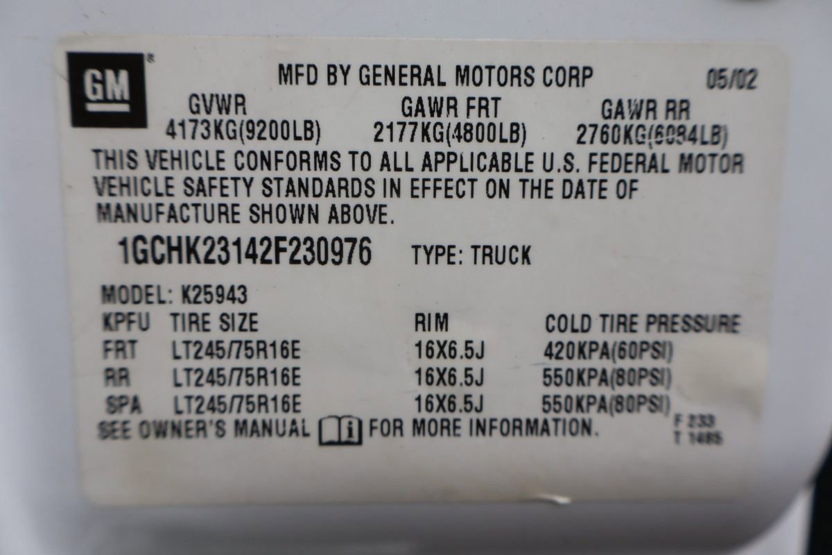 Used 2002 Chevrolet Silverado 2500 LS AWD/4WD image 42